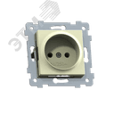 Аксиома  Механизм розетки одноместной скрытой установки РС16-452,  слоновая кость