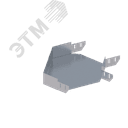 Лоток монтажный угловой 90 горизонтальный ЛУ90Г.300.150.528.2.1 СОЭМИ