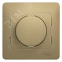 Диммер поворотно нажимной, LED, RC, 630 Вт, титан