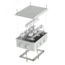 Коробка огнестойкая для кабель-канала 40-0460-FR2.5-8 Е15-Е120 RAL1001 85х85х45 (44 шт/кор)