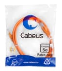 Патч-корд медный U/UTP кат.5е (1,5м) LSZH (оранжевый) Cabeus (PC-UTP-RJ45-Cat.5e-1.5m-OR-LSZH)