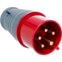 Вилка эл. каб. 32А 3P+PE+N 380В IP44 ССИ-025 IEK PSR02-032-5