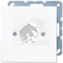 Крышка для установки специальных изделий 22.5мм с несущим каркасом белая