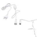 Гирлянда светодиодная Занавес 2х08м 160 LED ТЕПЛЫЙ БЕЛЫЙ прозрачный ПВХ IP65 эффект мерцания 230В соединяется NEONNIGHT нужен шнур 3035001 235336