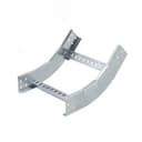 Угол вертикальный внутренний 45 градусов, 100х500 R600, лонжерон 1,5 мм,  в комплекте с крепежными элементами и соединительными пластинами,необходимыми для монтажа