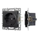 Механизм электрической розетки SCTMEU1PLBK 250V 16A Arlight 043731