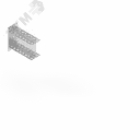 Консоль двойная 115х80 L200 (s:4) П-образная усиленная гор.цинк