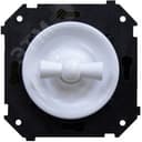 Выключатель Шедель 1-кл. проходной (скрытый монтаж), Белый