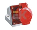 Розетка 124 стационарная 3Р+РЕ IEK PSR12-032-4 (10 шт/уп)