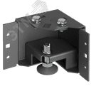 Уголок цоколя h=100мм регулируемый по высоте черный (4шт/компл) РФ by ZPAS ITK