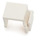 Вставка-заглушка формата Keystone Jack Hyperline KJ1-BL-WH