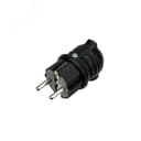 Вилка угловая влагозащищенная, с/з, 16 А, IP44 каучук, 111-003 REXANT