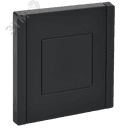 FORTE&PIANO Заглушка с суппортом FP141 черный IEK