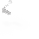 Консоль двойная 40х80 L200 (s:2) П-образная усиленная Сендзимир цинк