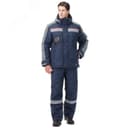 Костюм мужской утепл. Линкор  (т.син.- св.сер.) с пк р.104-108/182-188