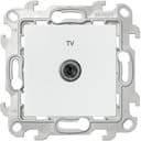 Розетка ТВ одиночная, белый
