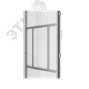 Комплект реек для глухой двери LC2 00.60 (10 шт.) для шкафов USOLA УЗОЛА