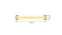 Лента светодиодная COB 640 LEDм 15 Втм 24В IP20 Цвет CCT SWGCOB6402415CCT