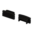 Заглушка LINE1708 BLACK глухая Arlight Пластик 040316