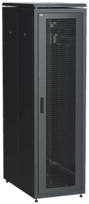 ITK LINEA N 33U 800х1000мм перф. пер. дв. задн. перф. чер. (LN05-33U81-PP)