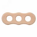 Шедель Рамка 3-х постовая для скрытого монтажа (дерево, Натурэль)