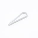 Дюбель-хомут для круглого кабеля d11-18 мм белый (10 шт/уп) Промрукав