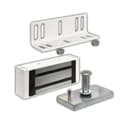 Электромагнитный замок М1-150 (белый с уголком) Олевс