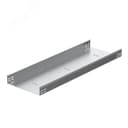 Универсальный лоток неперфорированный 100х80х3000, толщина 1,5 мм, Сендзимир цинк