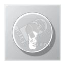 Крышка для выключателя с замком  алюминий