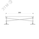 Опорная конструкция для установки оборудования TECHNORAPTOR FOOT 1000х2000 тип 1 КМ-профиль