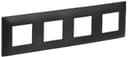 Рамка 4-м SKANDY SK-F04Bl черн. IEK SK-M42-K02