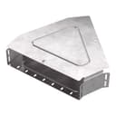 Угол горизонтальный 45 градусов с крышкой Стандарт 400х100 Промрукав