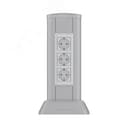 Миниколонна алюминиевая 0.35м серый металлик RAL 9006