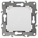 Розетка 2P+E Schuko со шторками с крышкой, 16А-250В, б.л., Эра12, белый, 12-2003-01