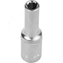 Головка торцовая "Мастер" (1/2"), удлиненная, Cr-V, FLANK, хроматированное покрытие, 8мм