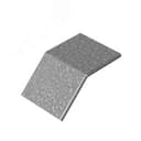 Крышка к угловому соединителю внешнему 45 град. к лотку 500х100, толщина 1,0 мм, Сендзимир цинк OSTEC