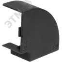 ELECOR Поворот 90град КМП 20х10 черный (4шт/компл)