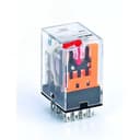 Промежуточное реле 4 контакта с LED индикацией и TEST функцией 3А 6В AC ПР-102