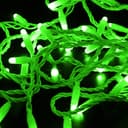 Гирлянда НИТЬ NeonNight flashing 10 м белый ПВХ 100 LED Зеленые 24В 305234