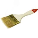 Кисть плоская "УНИВЕРСАЛ-ОПТИМА", светлая щетина, деревянная ручка, 75мм