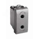 BRAVA Розетка без заземления черная