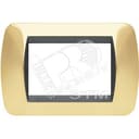 Накладка на 3 модуля Натуральное Золото