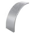 Крышка угла внешнего плавного 90 град. к лотку 100, толщина 0,7 мм, Сендзимир цинк OSTEC