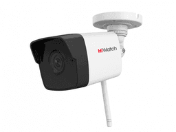IP-камера 2,8 мм, 2Мп, цилиндр., Wi-Fi, микрофон, EXIR-30м, MicroSD, IP66,  HiWatch DS-I250W