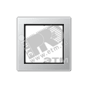 Рамка 1 пост алюминий