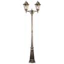 Светильник садовопарковый Feron 6214 столб 2100W E27 230V черное золото 11207