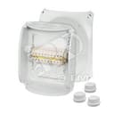 Коробка клеммная 5-полюсная 6-16 кв.мм Al/Cu 255х205х112 PC IP66 серая