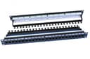 Патч-панель на 24 порта 1U RJ-45 Hyperline PP3-19-24-8P8C-C6-110D (Черный)