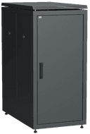 ITK Шкаф сетевой 19" LINEA N 18U 600х1000 мм металлическая передняя дверь черный (LN05-18U61-M)