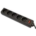 Сетевой фильтр Defender ES Black 1.8m